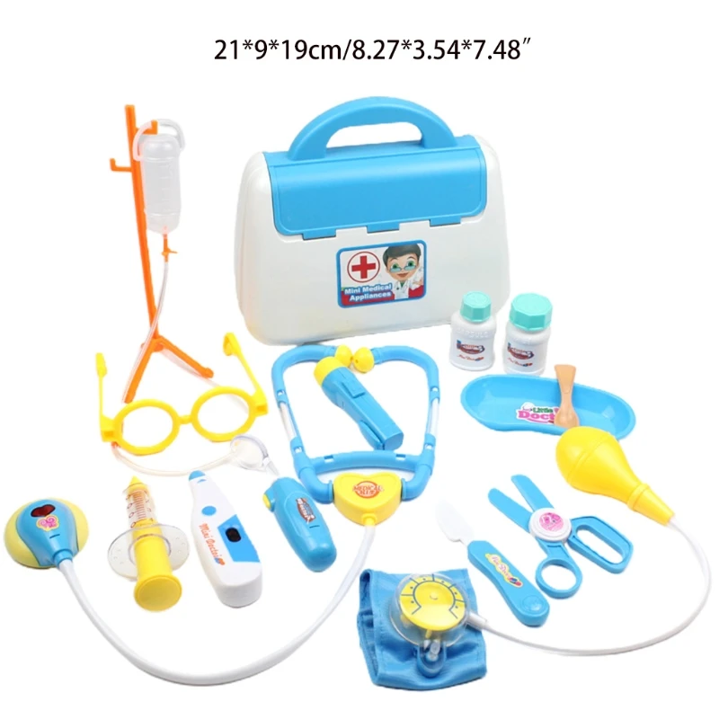 

15Pieces/Pack Play House Medical Toy Kits Dental Playset for Girls Pretend Play Role-Play Dollhouse Doctor Accs Dropshipping