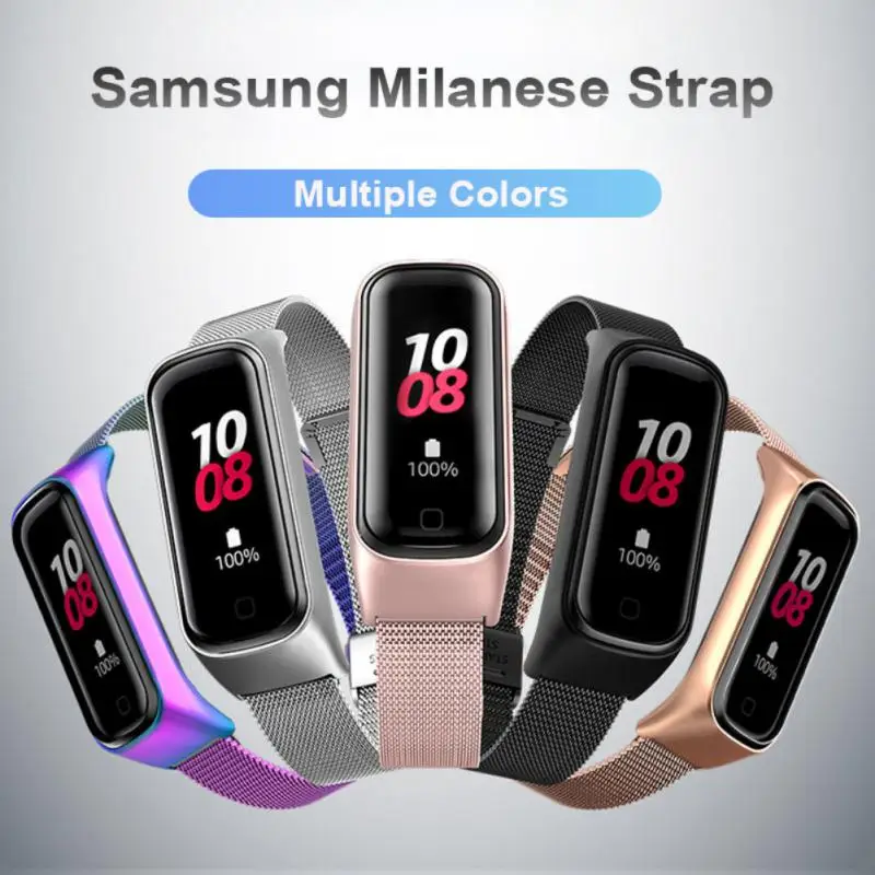 

Replacement Strap Smart Accessories Sweatproof Waterproof Stainless Steel For Samsung Galaxy Fit2 Watch Band Watch Strap