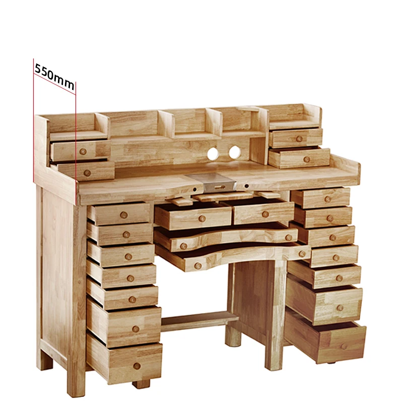 Верстак для ювелирных изделий из твердой древесины