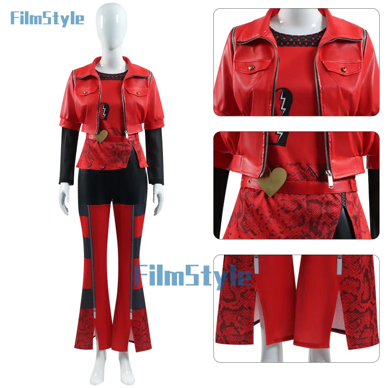 2024 красный карнавальный костюм на Хэллоуин комплект униформы для дочки Спасибо