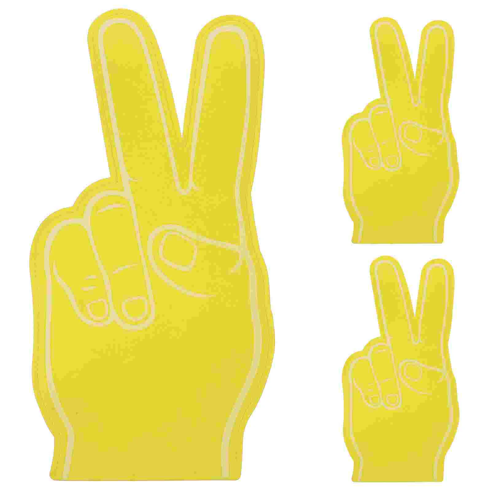 

The Finger Hand Decor Foam Fingers Sports Decorations Football Game Noise Makers
