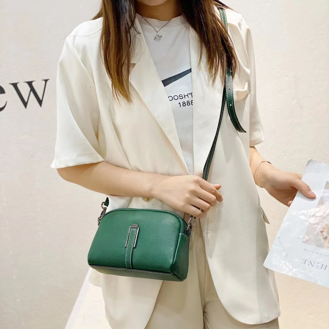 URBAN MASTER Women Shoulder Corssbody Bag  Genuine Cow Leather Sling Phone Pocket Purse Ladies Handbags Sale With Free Shipping