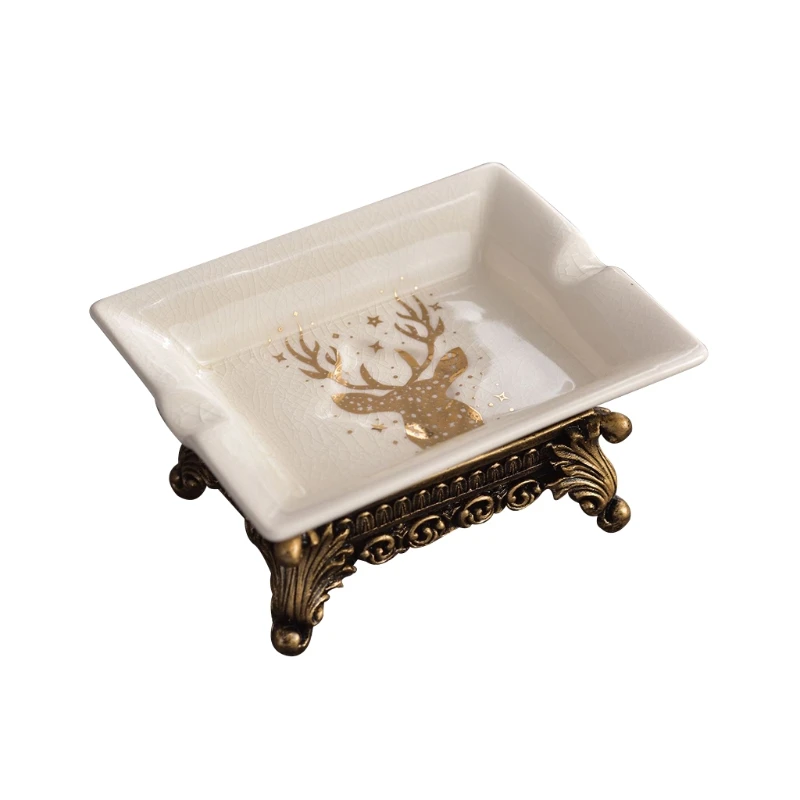 

Ceramic Soap Rack Countertop Soap Dish Bathroom Storage Shelf European Sink Soap Holder Kitchen Sponge Rack Anti-mildew