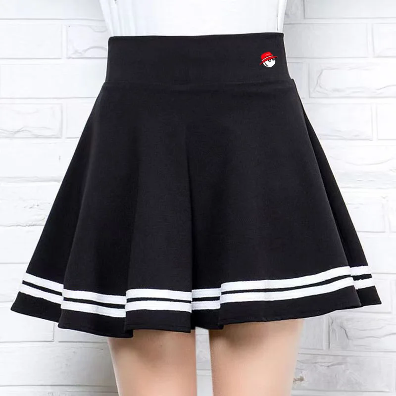 Women's high-waisted Pleated Mini Skirt with stretchy Waist, PROM, 2023