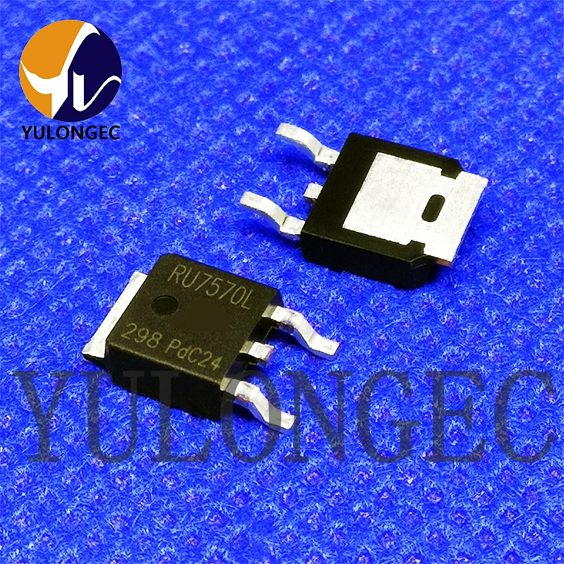 

10 шт., чип RU7570L N-Channel Power MOSFET 75 в/70A 12mOhms TO-252