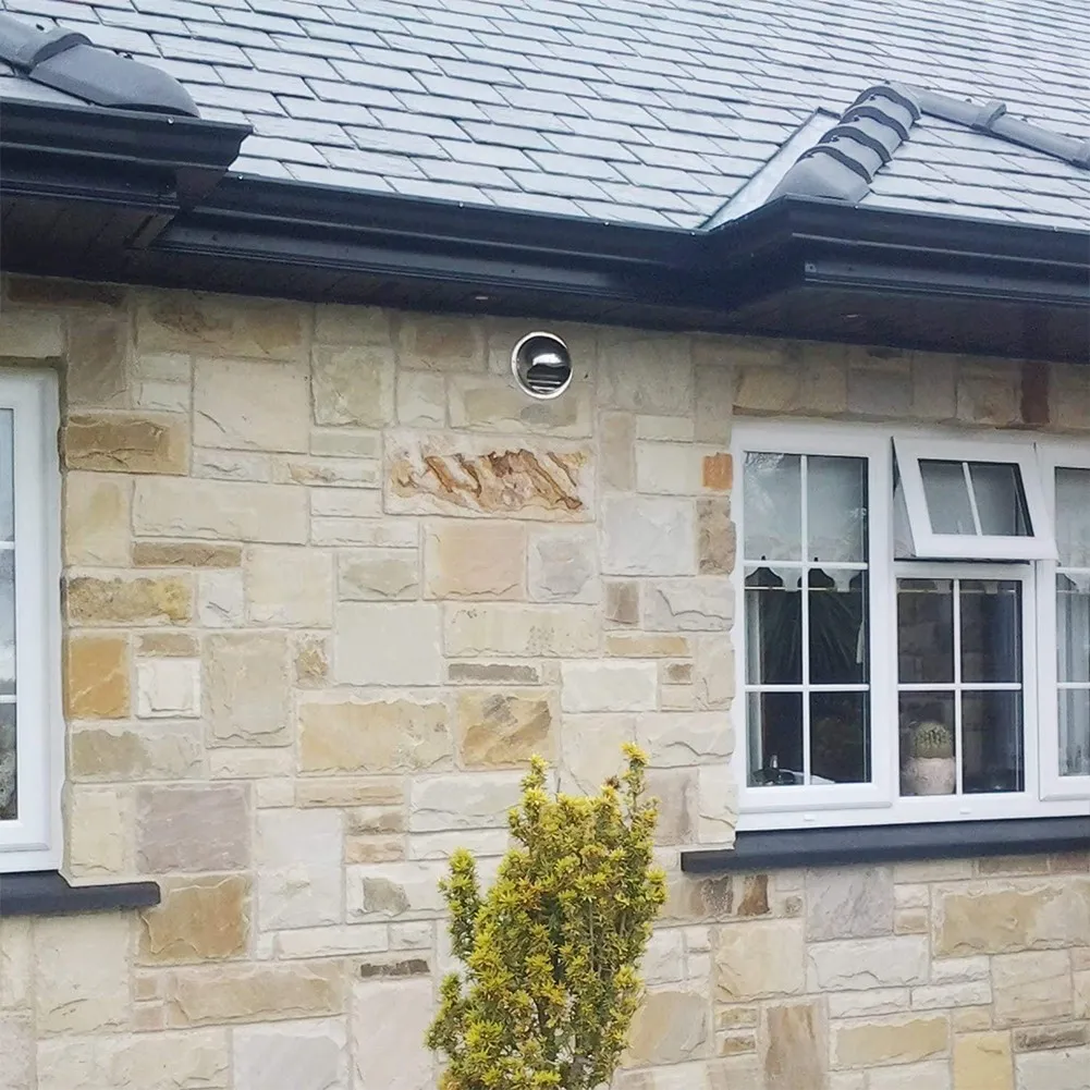 Круглая Наружная решетка для вентиляции из нержавеющей стали Решетка 80/100/120/160 мм