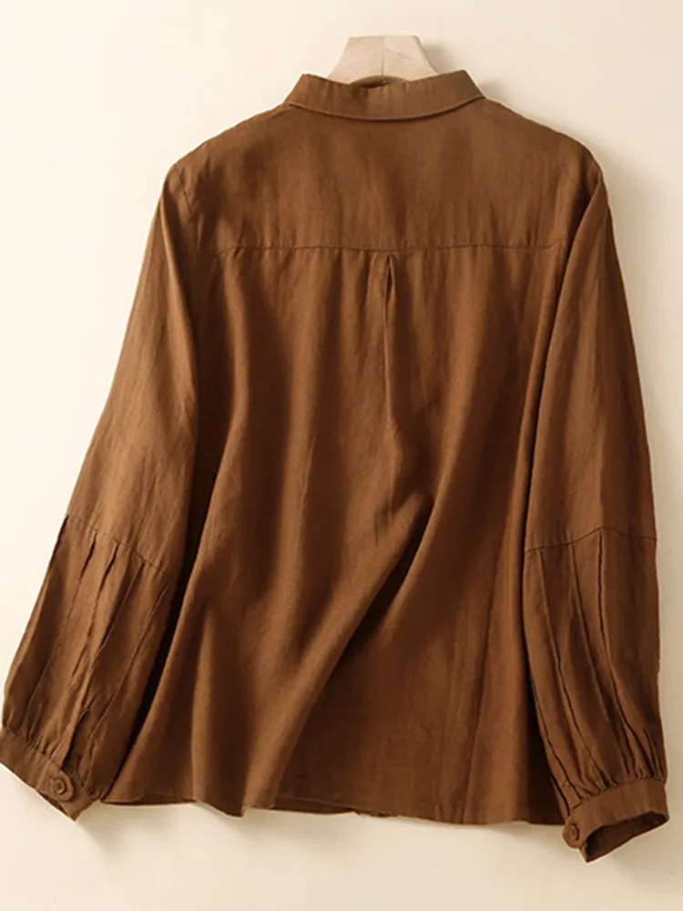 Женские повседневные рубашки с длинным рукавом Новое поступление 2022 однотонные
