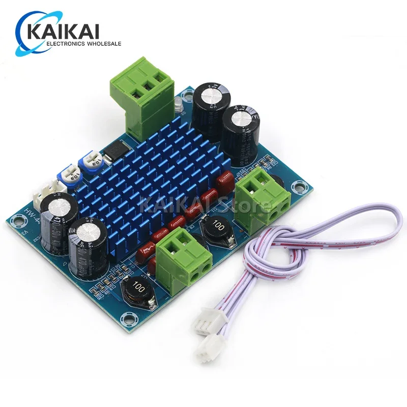 High Power Digital HIFI Amplifier Board 2*120W XH-M572 TPA3116D2 Chassis Dedicated Plug-in Input 5V 24V 28V output 120W