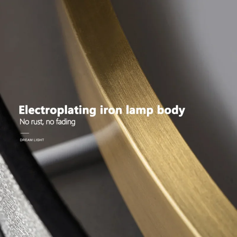 Потолочные светильники Современная креативная круглая настольная лампа для