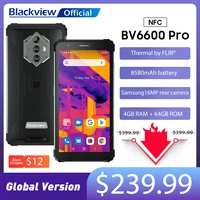  In Stock  Blackview BV6600 Pro Rugged Mobile Phone Thermal Imaging Camera FLIR   Android 4GB 64GB 8580mAh Global Smartphone