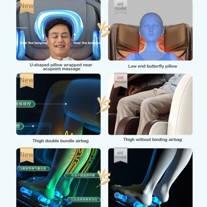 JARE M9 полный тело 4d нулевой гравитации электрические Кожаные детали Роскошная