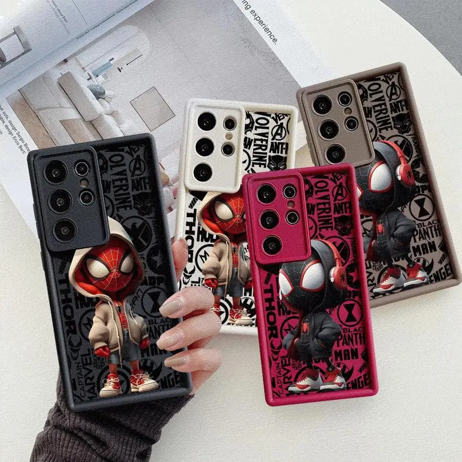Чехол для телефона Marvel Spiderman Comics Vivo Y36 4G Y50 Y67 Y02 Y17 Y19 Y21 Y22 Y30 Y51 Y03 Y15S Y20i Y21A Y22S