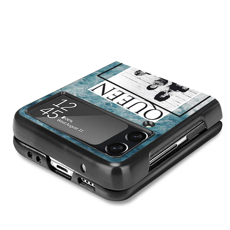 Жесткие чехлы для телефонов Samsung Z Flip 6 5 4 3 Galaxy Flip6 5G Flip5 Flip4 Flip3 Freddie Mercury Queen Band PC