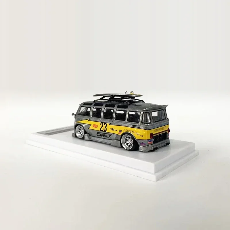 Игрушечная модель автомобиля LMLF 1:64 автобус T1 Kombi широкий корпус литый под