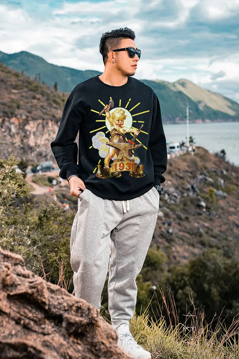 Очень большой размер толстый брат мужской плюс европейская версия свободный