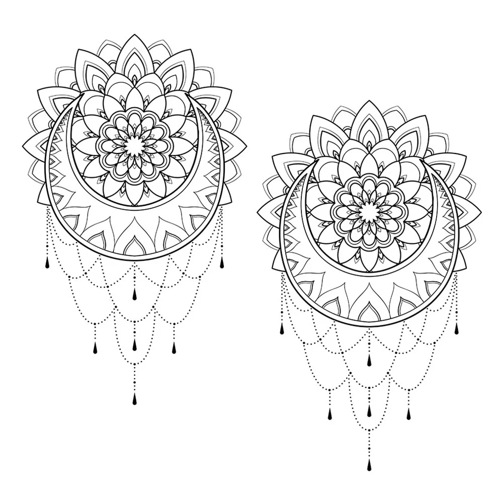 

2Pcs Creative Wall Decals Bedroom Background Lovely Flower Wallpaper Ornaments