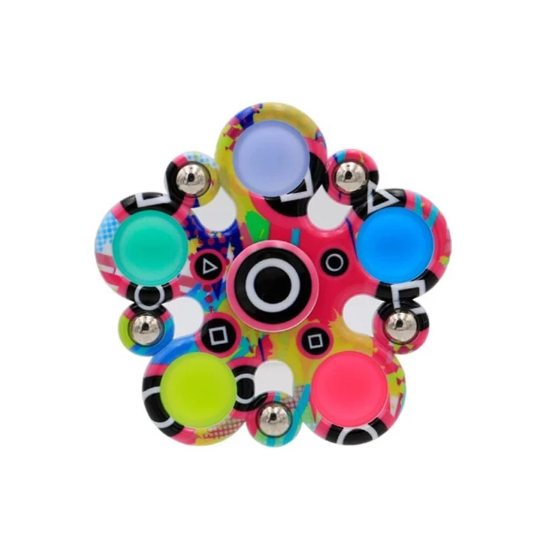 

Funny Cartoon Hand Spinner Fidget Toys Children Antistress Simple Dimple Toys Kids Stress Relief Push Bubble Autism Gifts