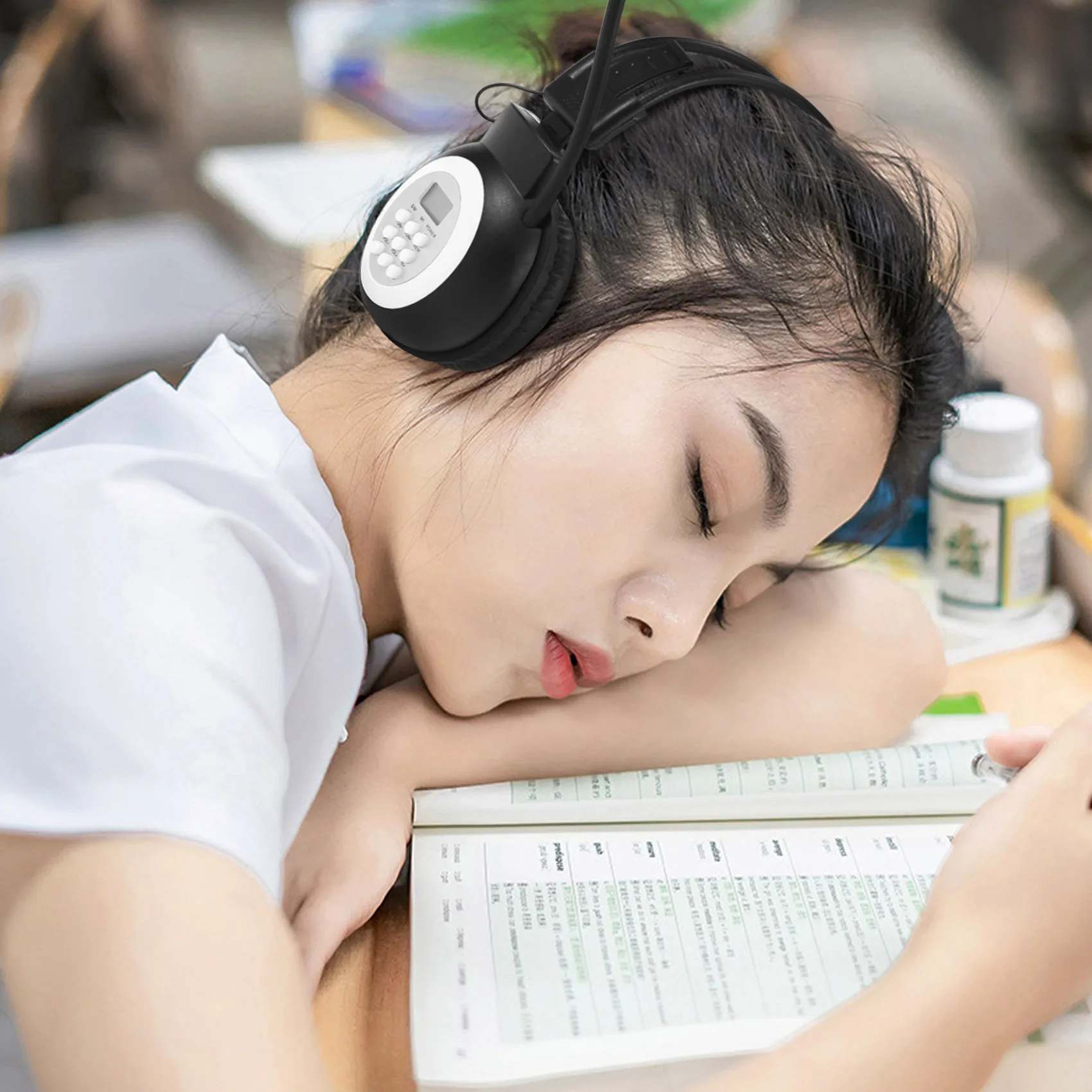 Портативные индивидуальные наушники с FM-радио беспроводная гарнитура со