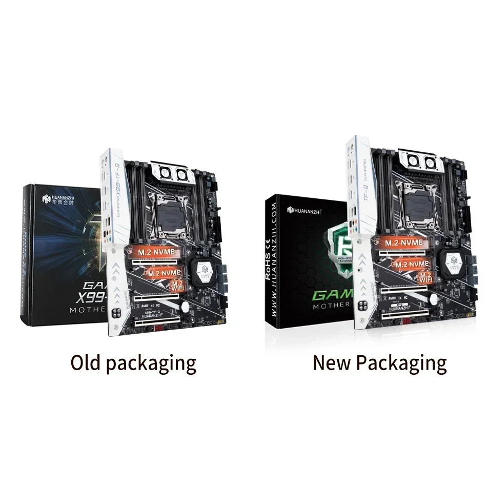 HUANANZHI X99 TF Q LGA 2011-3 XEON Motherboard Intel with E5 2680 V4 MOS FAN DDR3 DDR4 RECC memory combo kit set RU