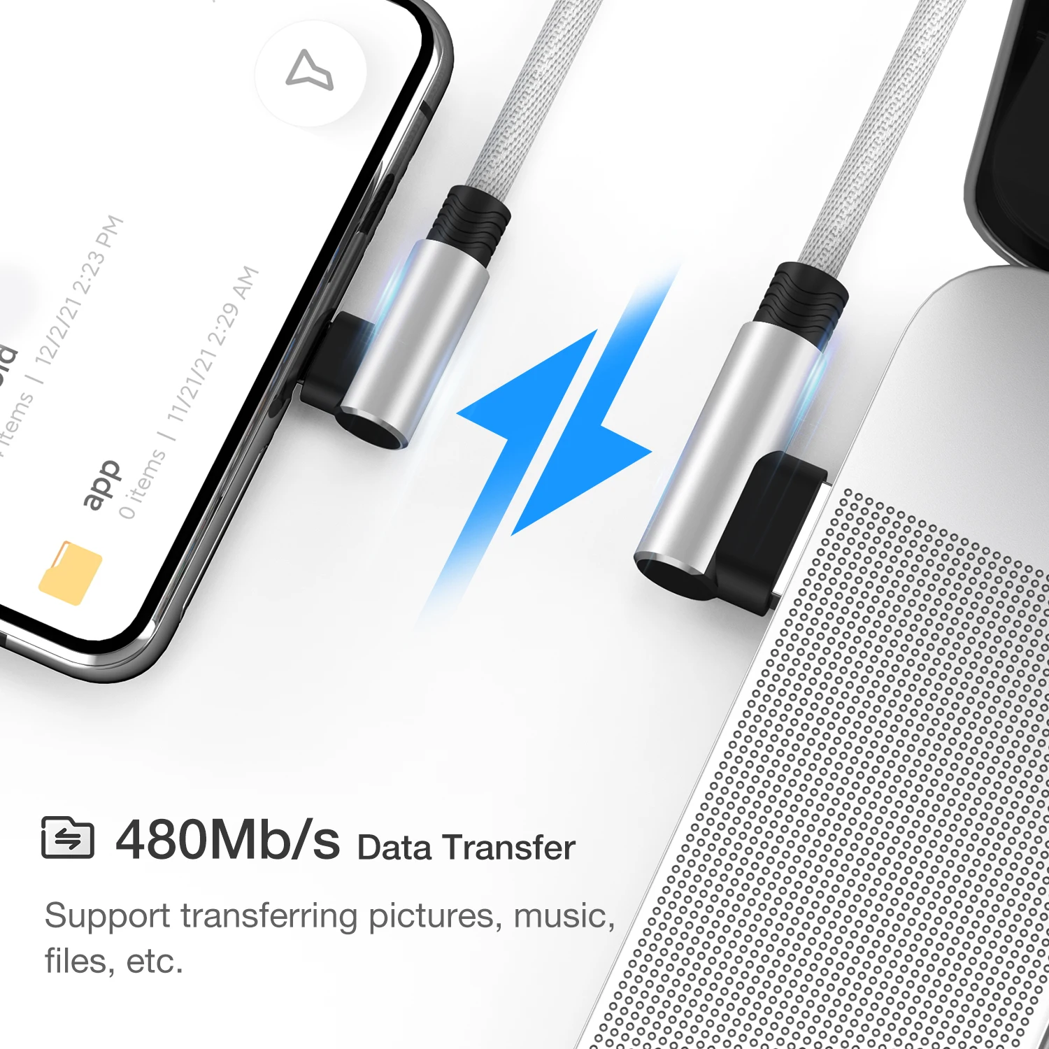 Кабель USB Type-C для Samsung S24 S23 Xiaomi Huawei 3 м