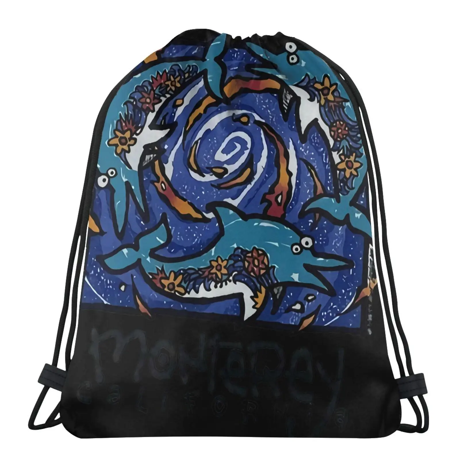 

90S Monterey California Large Bag Bags Women Bags For Girls School Shoe Bag Draw String Bags Backpack Bag Skull Bag Cotton Bag