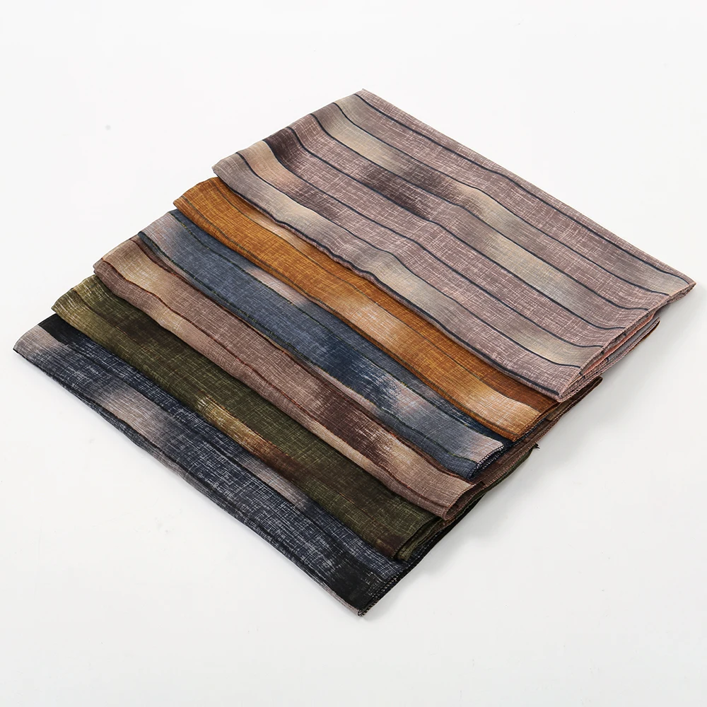 Шаль из вискозы с принтом для мусульманской женщины зимняя Пашмина 180*90 см