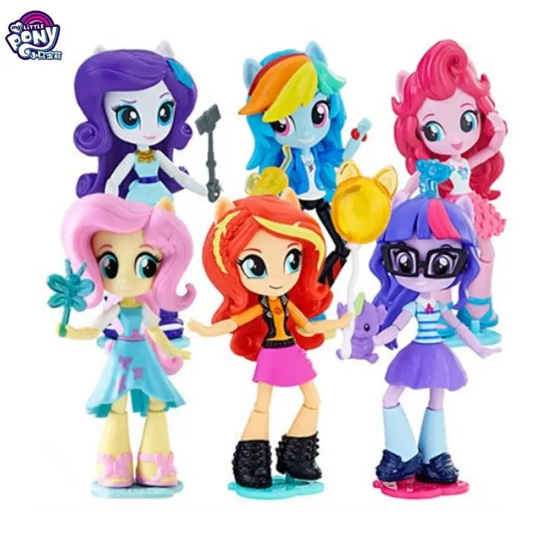 

Kawaii Hasbro мультфильм аниме Мой маленький пони кукла Радуга тире Маргаритка ручная работа кукла орнамент игрушка полный набор детский подарок на день рождения