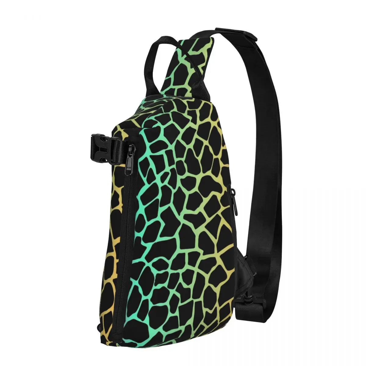 

Радужный жираф, сумки на плечо, мотоциклетная нагрудная сумка с принтом животного, Мужская велосипедная Сумка-слинг на заказ, забавные маленькие сумки для телефона