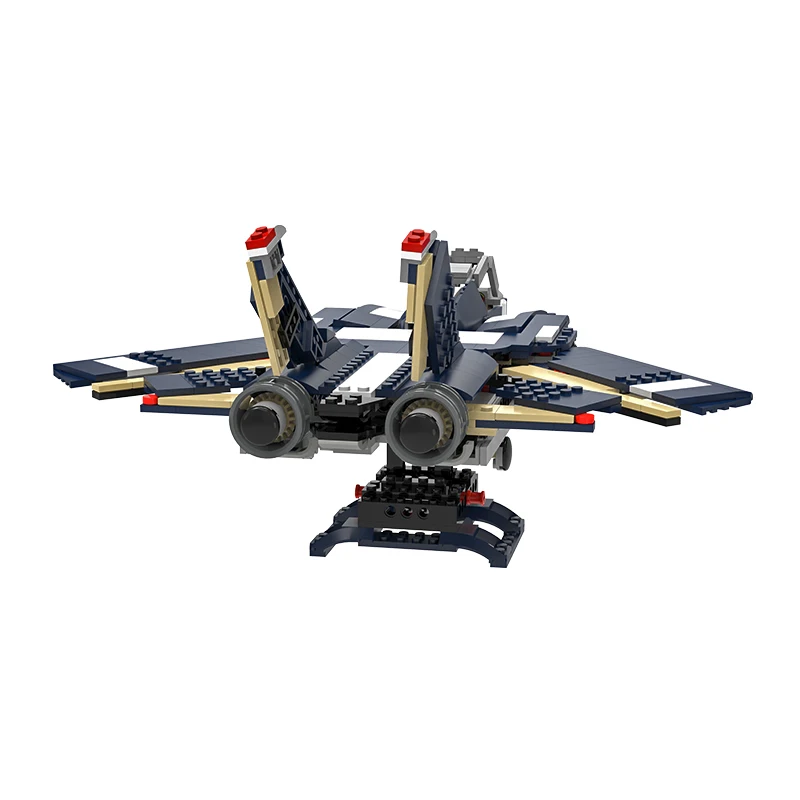 Конструктор MOC Fighter Pilot строительные блоки кирпичи коты истребитель