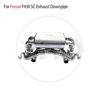 hmd titanium alloy exhaust system performance catback for ferrari f430 scuderia auto modification electronic valve muffler