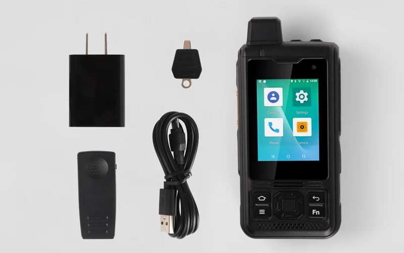 4G Sim Zello PTT Walkie Talkie POC 2 Way Radio Ham Long-Range IP68 Waterproof Android Smartphone WiFi 8GB ROM GPS NFC MIC CB