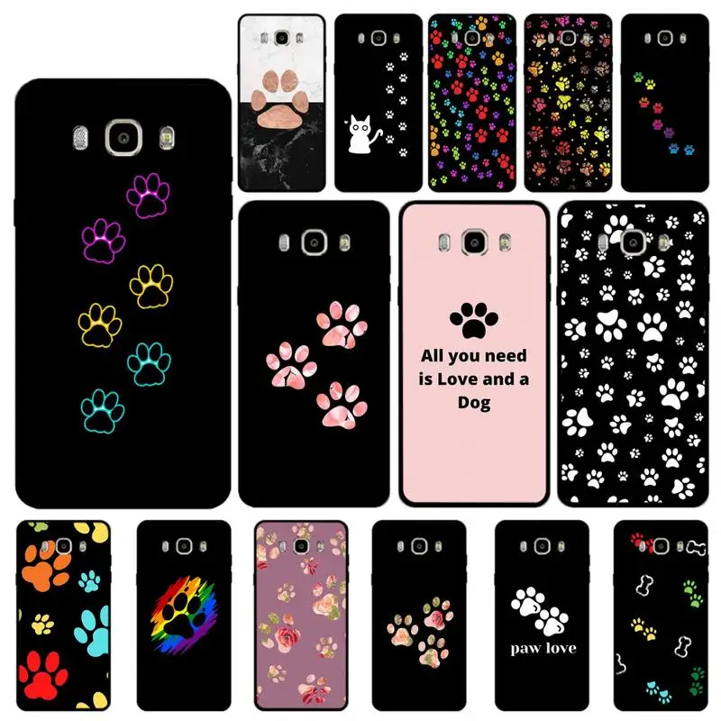 

MaiYaCa Best Friends Dog Paw Phone Case for Samsung J 4 5 6 7 8 prime plus 2018 2017 2016 J7 core