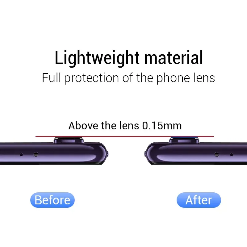Back Lens Tempered Glass on the For Xiaomi Redmi 7 7A 6 6A S2 5 Plus Note 7 5 6 Pro Camera Screen Protector Protection Film