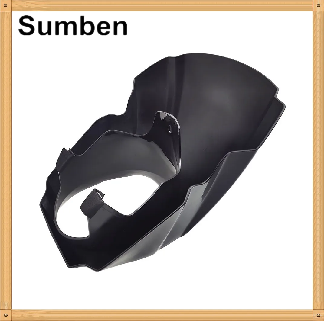 Глянцевая черная Защитная крышка для фар маска с крепежным элементом Harley Softail