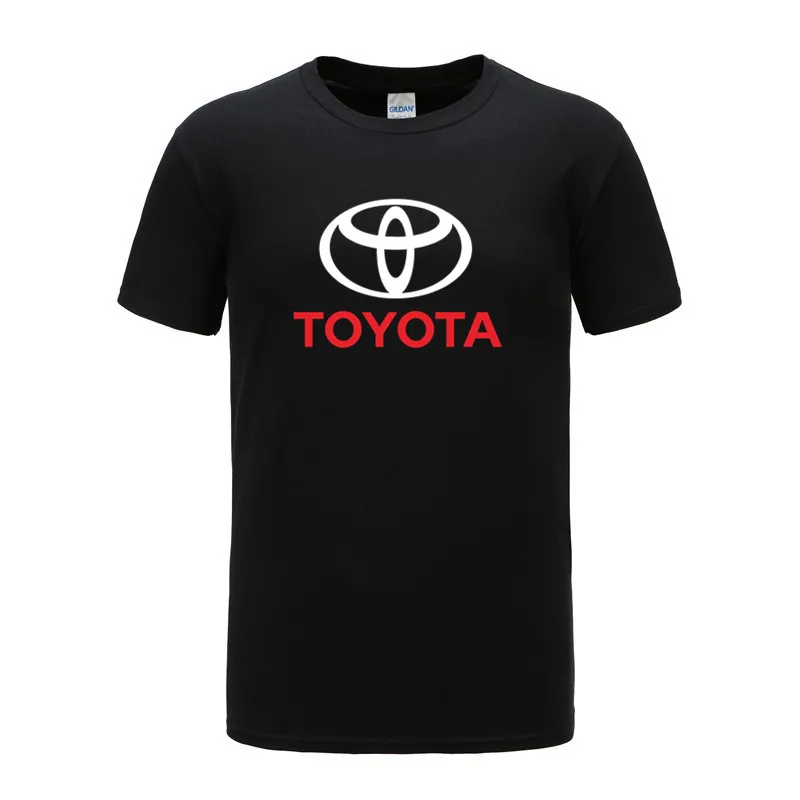

Летняя мода 2022, самые модные мужские смешные футболки toyota, Повседневная Однотонная футболка, S-2XL хлопок