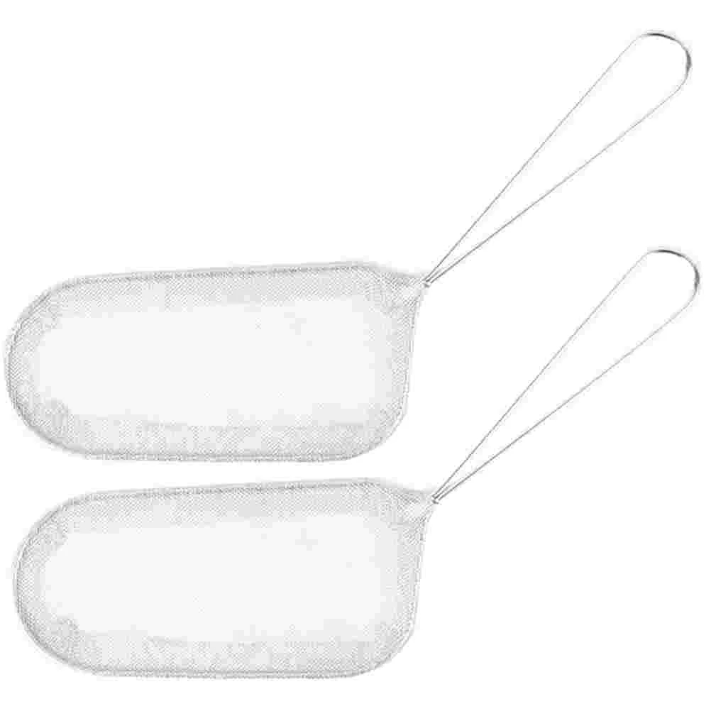 

2Pcs Snack Fry Potato Cooking Strainer Presentation Basket Onion Rings Fry Strainer for Noodle Chicken Snack