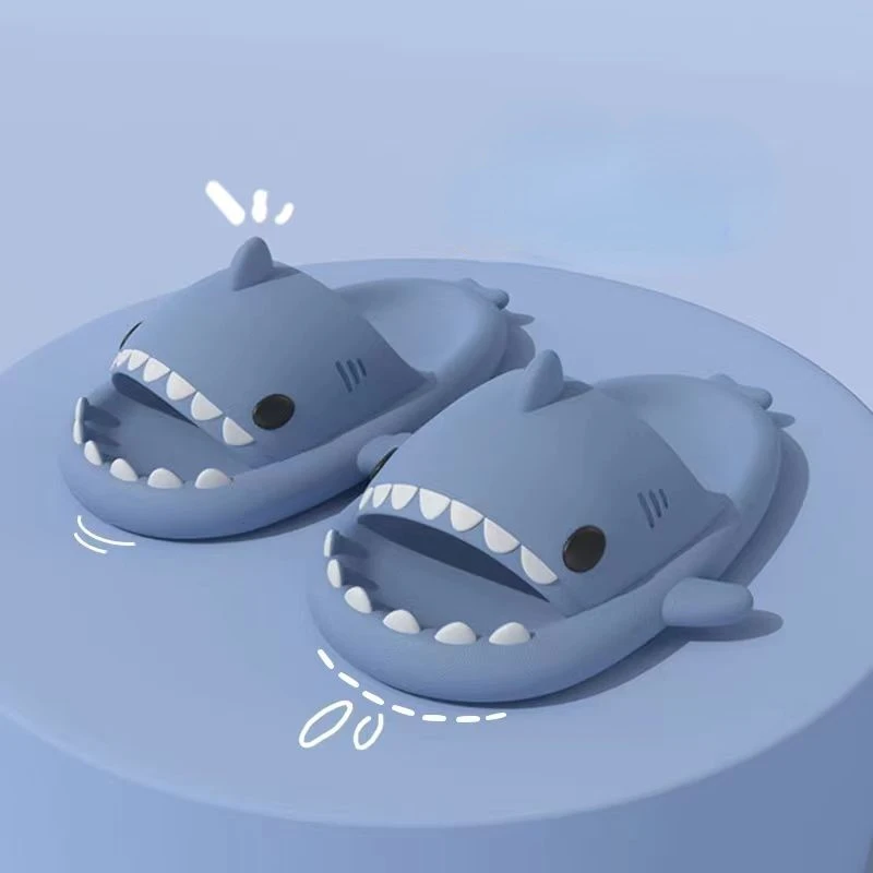 Slides Cute Women's Sandals Novelties 2023 Indoor House Home Platform Summer New 2023 Shark Slippers Slipper Female Roman Flat