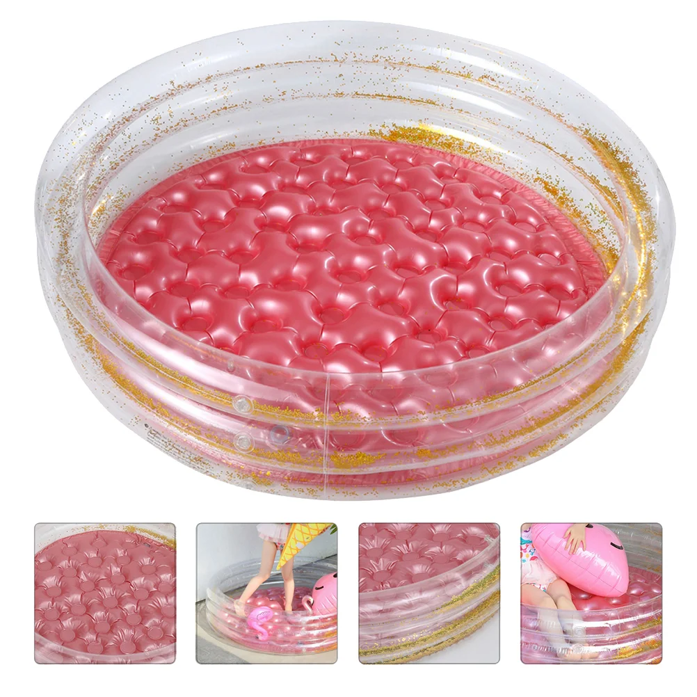

Glitter Padding Pool Toddler Pool Home Swimming Pools Kids Swimming Pool Round Ocean Ball Pool Filling Pool Toddlers