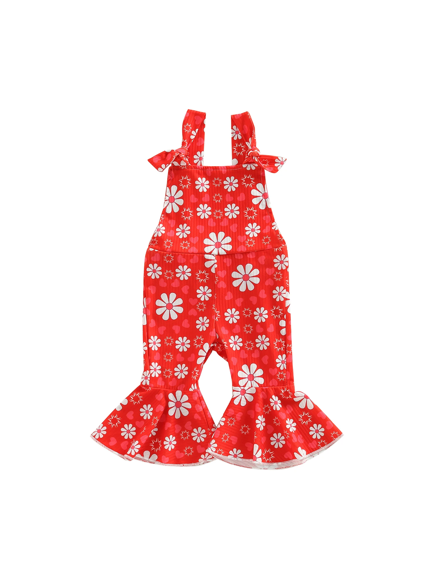 

Детский комбинезон без рукавов, с цветочным принтом