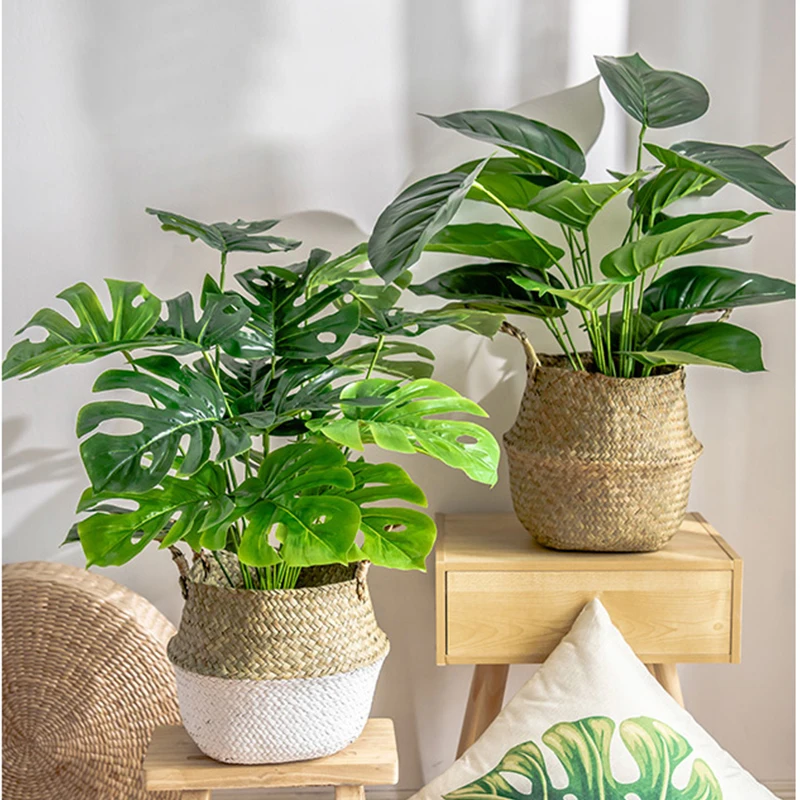 Плетеная корзина для белья ручной работы