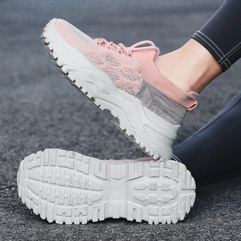 

Summer Women Platform Sport Sneakers Korean Students Casual Skateboard Shoes Men Big Size 41 42 45