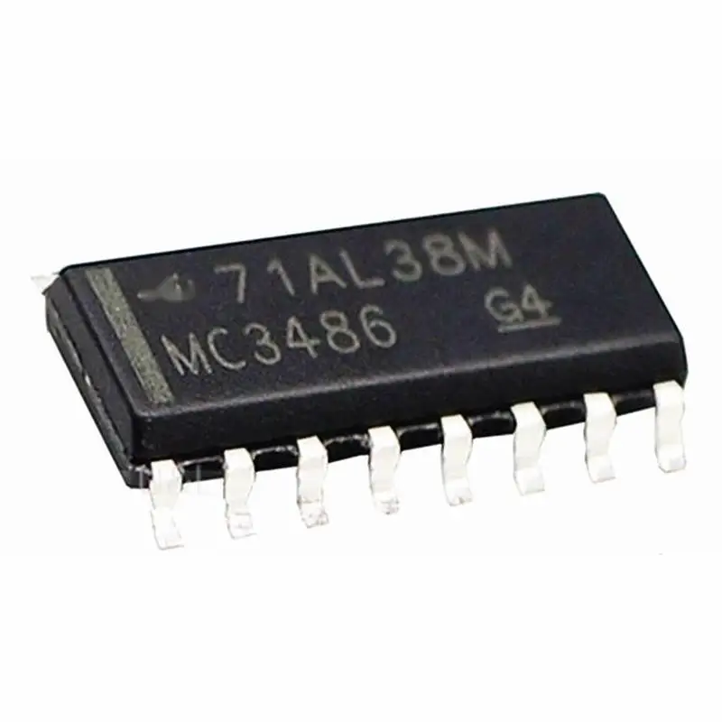 

5Pcs 100% New MC3486DR MC3486 MC3487DR MC3487 SOIC-16 SOP16 Buffers and line drivers Brand new original chips ic