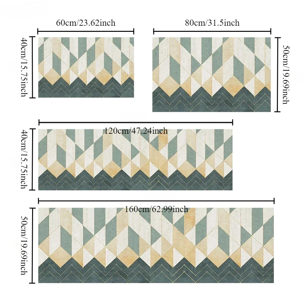 Кухонный напольный коврик для спальни гостиной длинный прикроватный прихожей