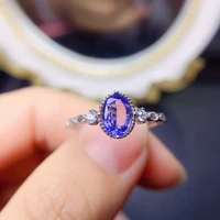 natural 57mm tanzanite ring excellent cut womens engagement gift true 925 sterling silver