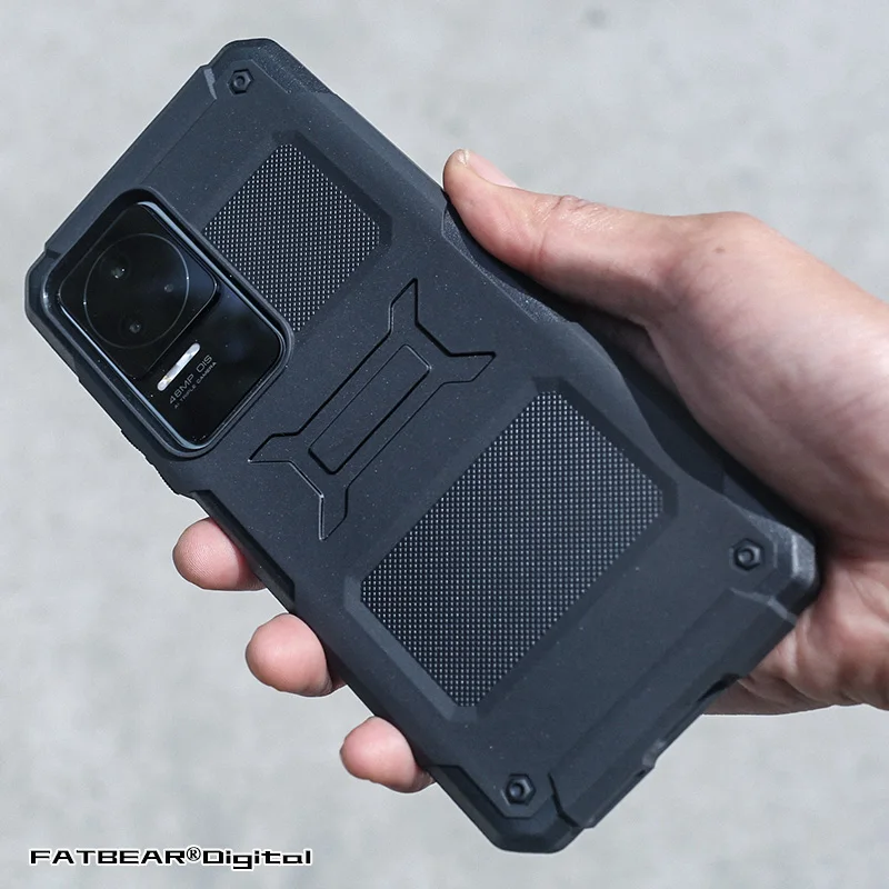 Фото [Для Xiaomi Redmi K50 K50Pro] FATBEAR тактический военный класс Прочный противоударный армированный буферный чехол мягкий чехол №1