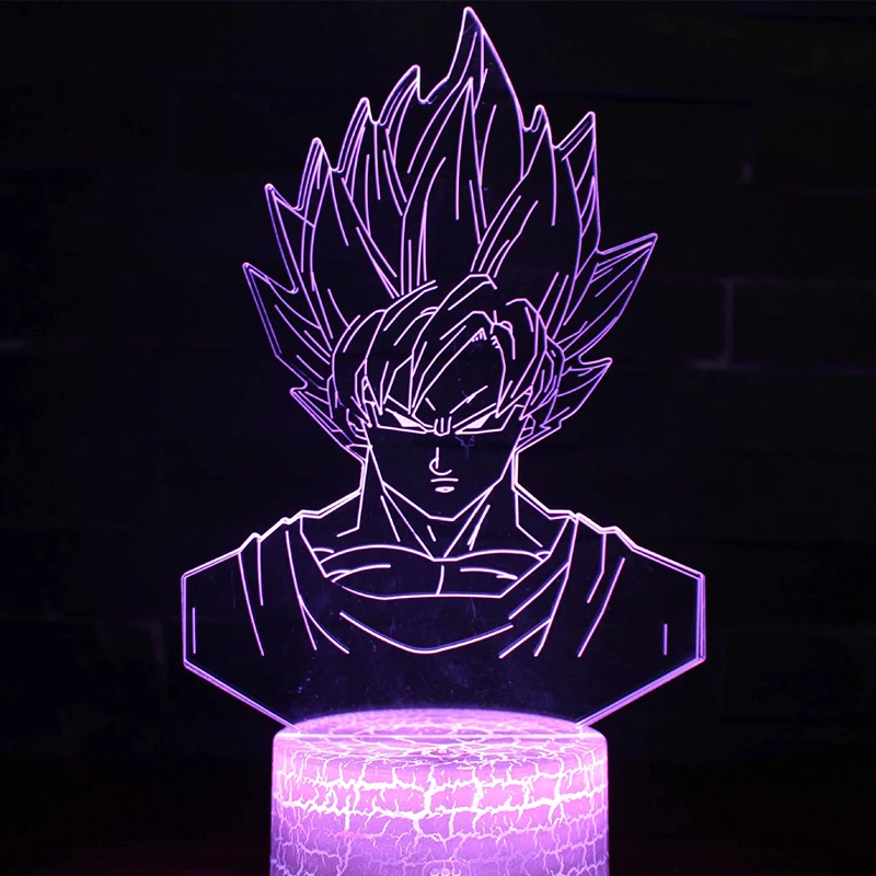 

Dragon Ball Collection Creative Super.Saiyan Children Day Gift 3D Table Lamp 7/16 LED Light Anime Nightlight Decor Birthday Gift