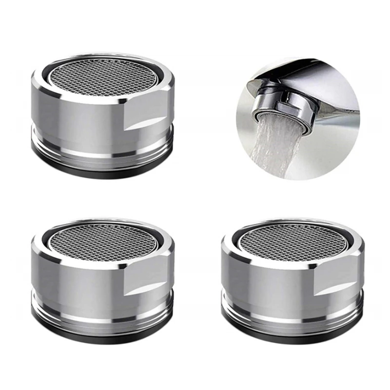 

3pcs Brass Water Saving Faucet Aerator Kitchen Basin Tap Filter Mixed Nozzle M24 Splash Head Tap Aerator Faucet Accessories
