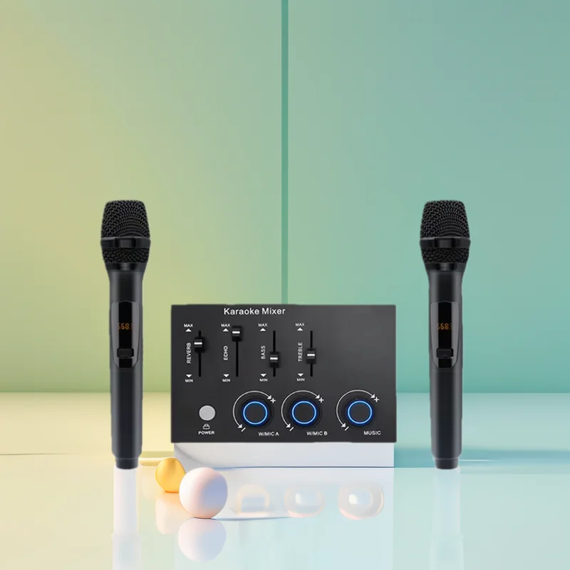 Беспроводной микрофонный микшер HD