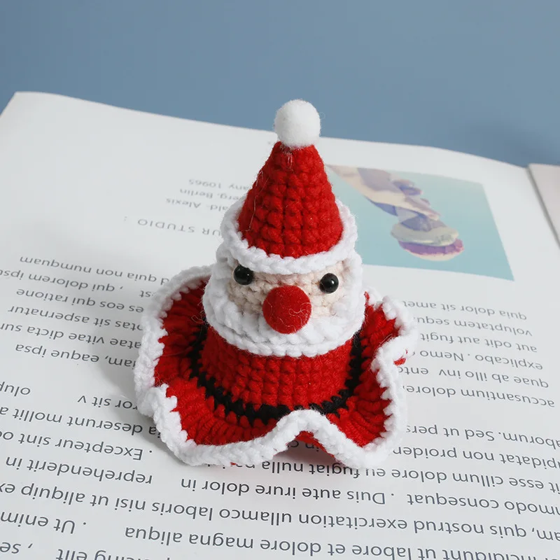 Креативная рождественская заколка для волос вязаная мини-шляпа заколки девочек