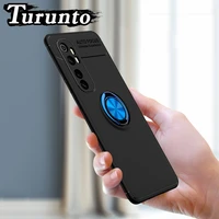 turunto shockproof phone case for xiaomi note 10 lite silicone ring stand phone back cover for xiaomi note 10 pro